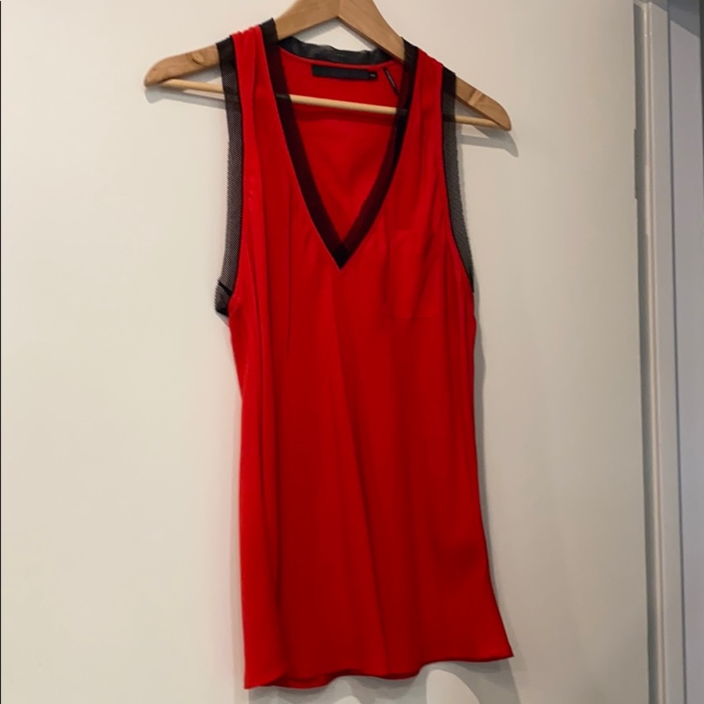 L.A.M.B silk top